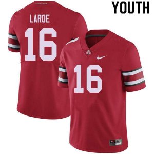 Youth Ohio State Buckeyes #16 Jagger LaRoe Red Nike NCAA College Football Jersey Trade AGF2844SY